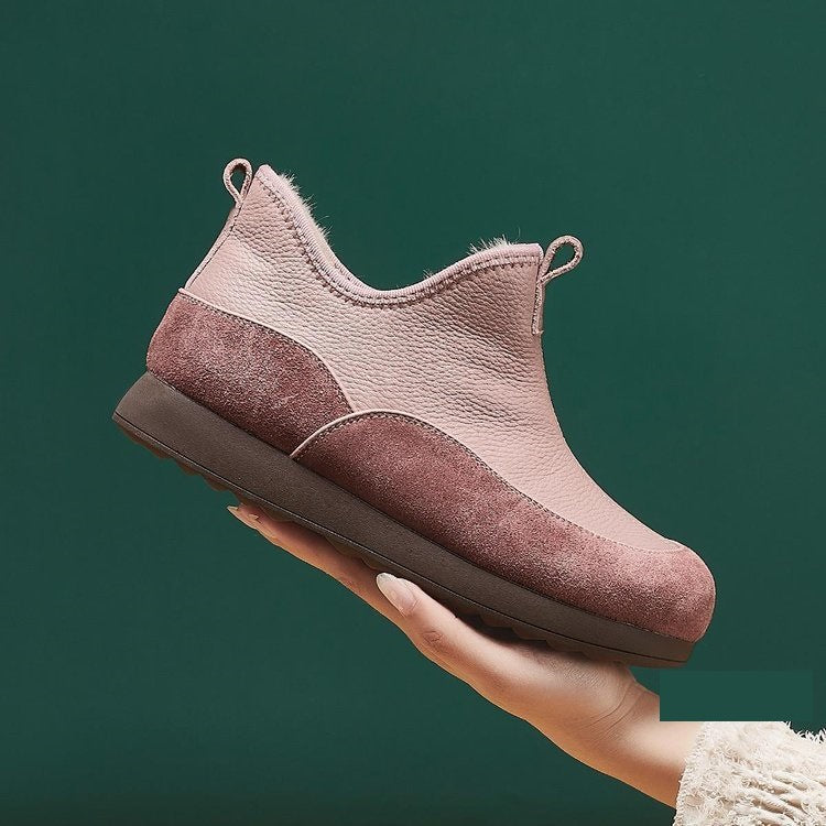 Damen modische High-Top Sneakers mit wärmendem Innenfutter und rutschfester Sohle R&B