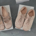 Damen Komfortable Sneaker mit elastischen Schnürdetails