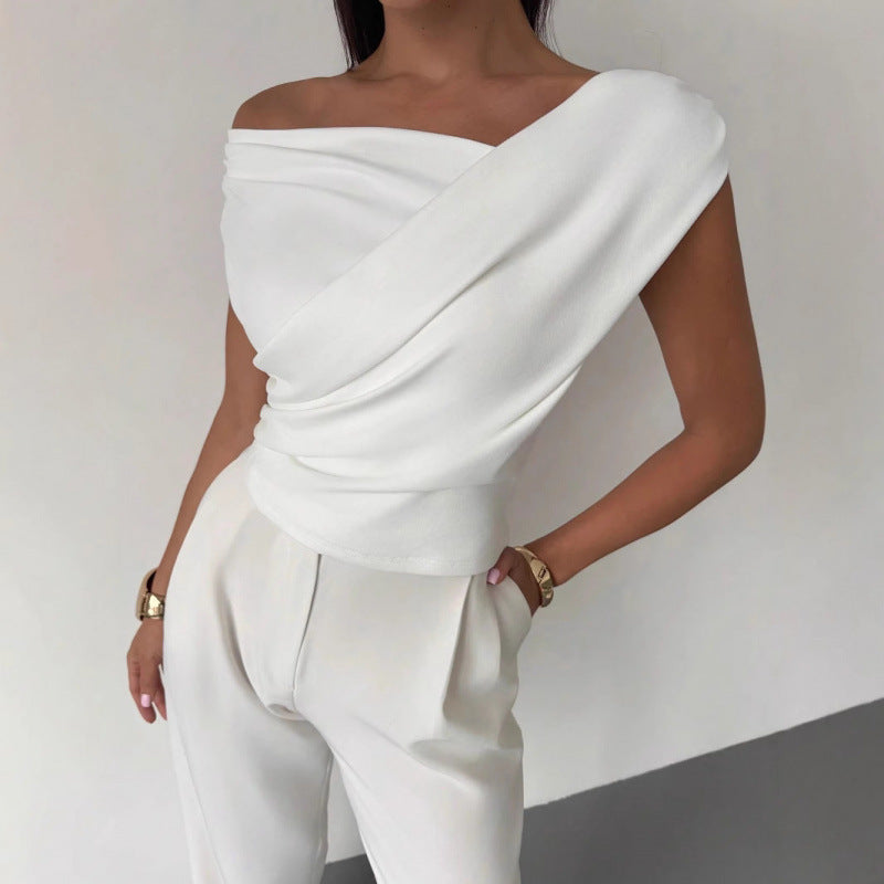 Damen Wickeloberteil mit weichem Stoff und elegantem Design R&B