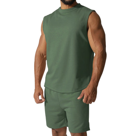 Herren sportliches Kurzarm-Set aus atmungsaktivem Material R&B