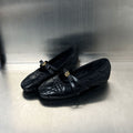 Damen Ballerinas mit elegantem Riemen und stilvollem Blumenmotiv R&B