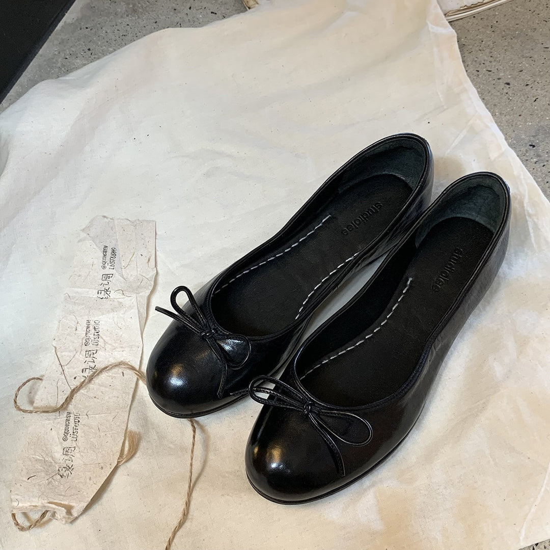 Damen Ballerinas mit dekorativem Schleifenakzent und ergonomischer Innensohle R&B