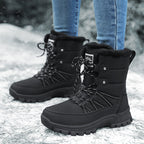 Damen Gefütterte Winterstiefel mit rutschfester Sohle und isolierender Polsterung R&B