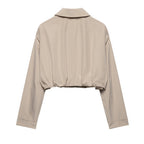 Damen modische cropped Jacke R&B