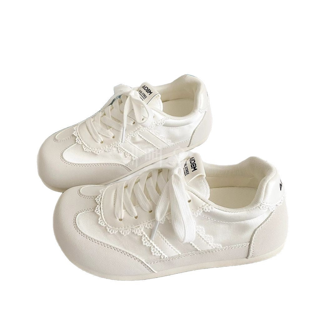 Damen Modische Freizeitschuhe mit Spitzenakzenten