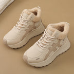 Damen Sneakers mit warmem Fleece-Futter und dämpfender Laufsohle R&B