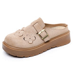 Damen Clogs mit dekorativen Blumenapplikationen und komfortabler Sohle R&B