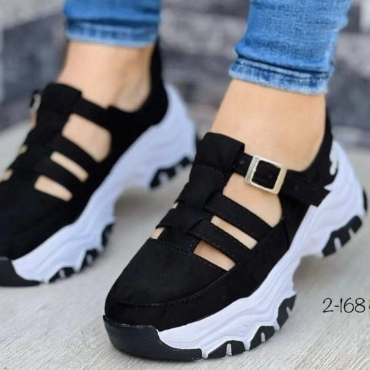 Damen Sportliche Sneaker mit rutschfester Sohle und atmungsaktivem Obermaterial R&B