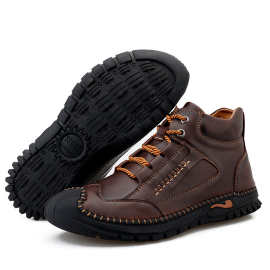 Herren Robuste und stylische Wanderschuhe mit rutschfester Sohle und atmungsaktiver Konstruktion R&B