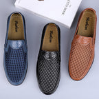 Herren Bequeme und atmungsaktive Slippers mit perforiertem Obermaterial R&B
