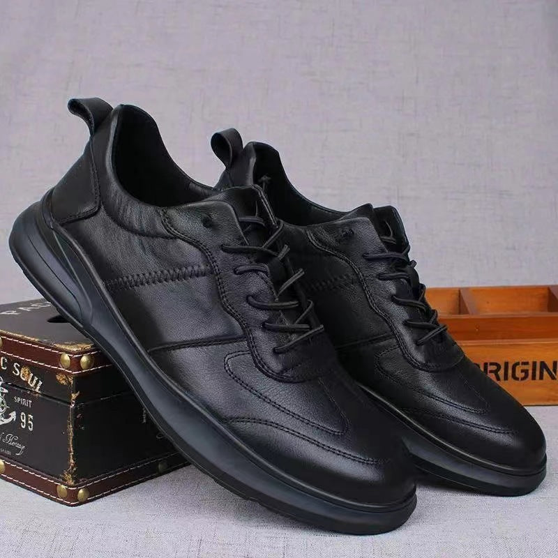 Herren Komfortable Leder Sneakers R&B
