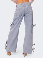 Damen Trendige Spitzenbluse mit langen Ärmeln und dekorativen Details R&B