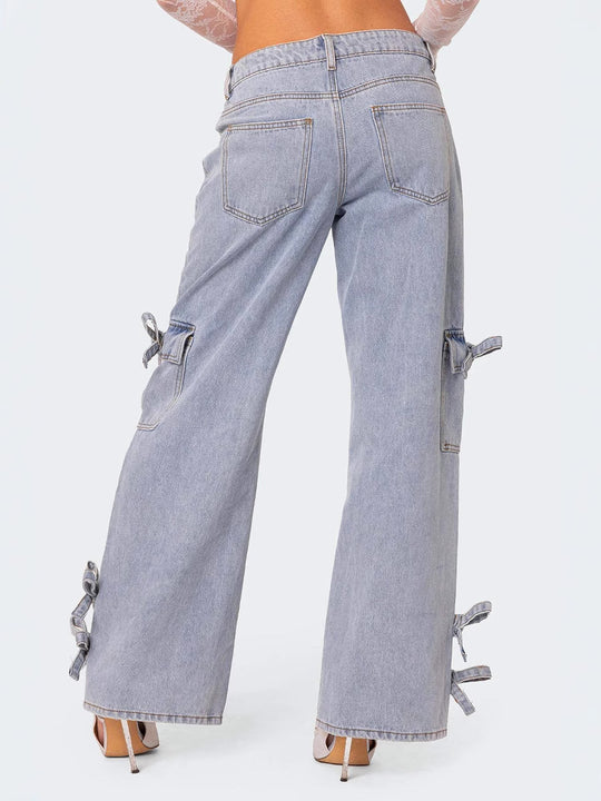 Damen Trendige Spitzenbluse mit langen Ärmeln und dekorativen Details R&B