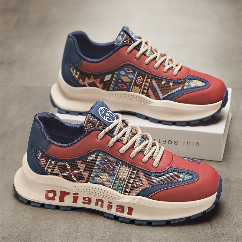 Damen Bequeme und modische Sneakers mit farbenfrohem Design R&B