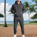 Herren Freizeit-Sweatset mit praktischen Taschen und Kordelzug R&B
