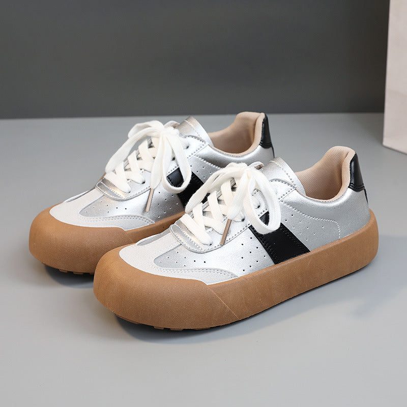 Damen Plattform Sneaker mit atmungsaktiver Oberfläche und rutschfester Sohle R&B