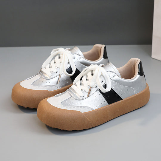 Damen Plattform Sneaker mit atmungsaktiver Oberfläche und rutschfester Sohle R&B