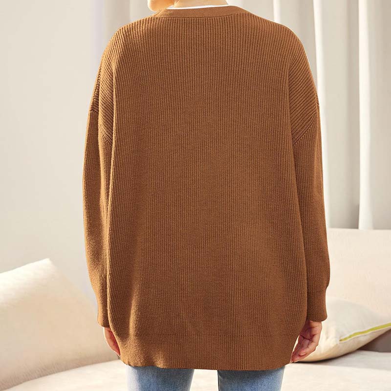 R&B | Klassische Strick-Strickjacke für Alltag