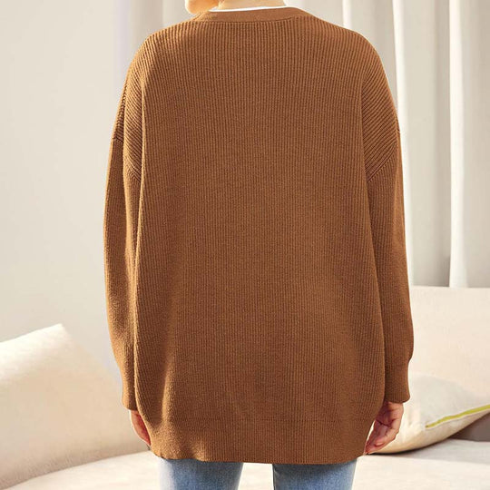 R&B | Klassische Strick-Strickjacke für Alltag