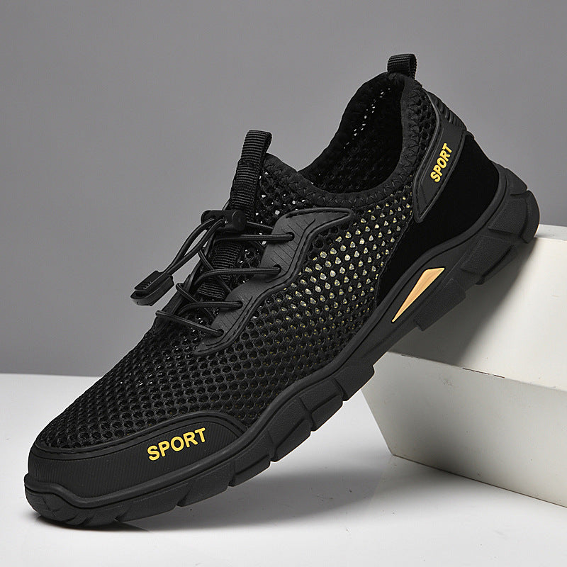 Herren Sportliche Mesh-Sneaker mit rutschfester Sohle R&B