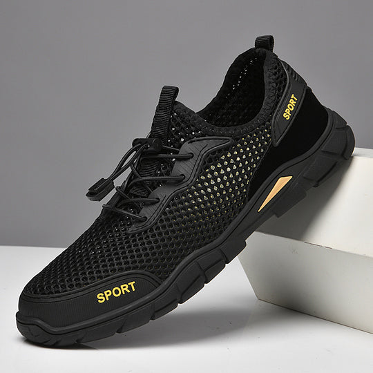 Herren Sportliche Mesh-Sneaker mit rutschfester Sohle R&B