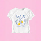 Damen T-Shirt mit frischem Obstmotiv und modernem Schriftzug R&B