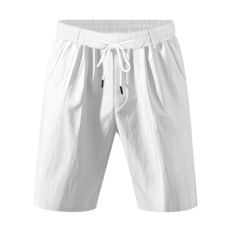 Damen bequeme Sweatshorts mit verstellbarem Bund und Seitentaschen R&B