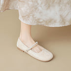 Damen Ballerinas mit eleganter Perlenapplikation