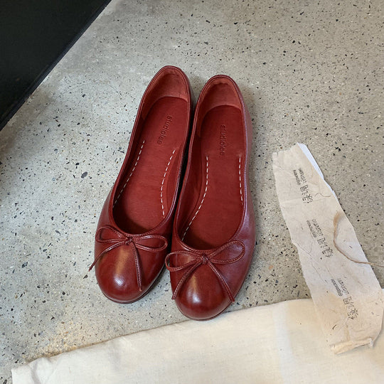 Damen Ballerinas mit dekorativem Schleifenakzent und ergonomischer Innensohle R&B