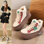 Damen Winterliche High-Top Sneakers mit kuscheligem Innenfutter und dämpfender Sohle R&B