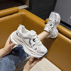 Damen Sportliche Chunky Sneakers mit atmungsaktiver Struktur und dämpfender Sohle