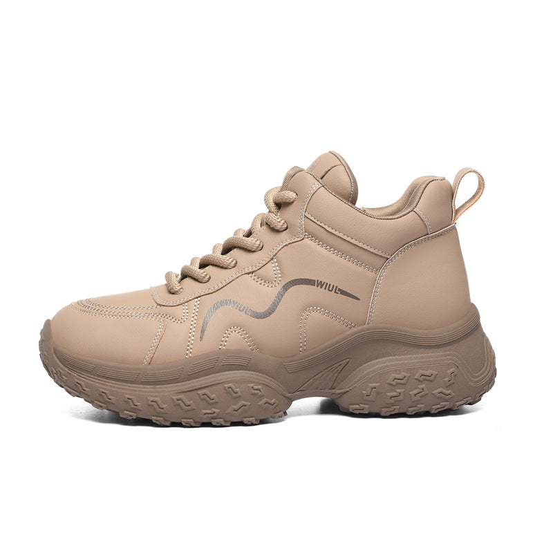 Damen Sportliche Sneakers mit Reißverschluss und dämpfender Sohle R&B