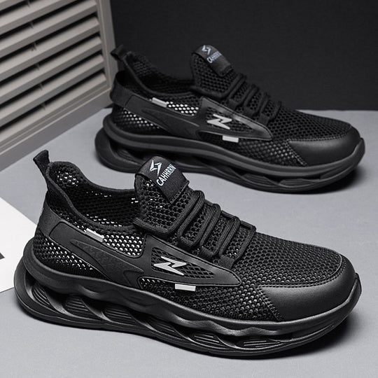 Damen Sportliche Laufsneaker mit atmungsaktivem Mesh-Obermaterial und dämpfender Sohle R&B
