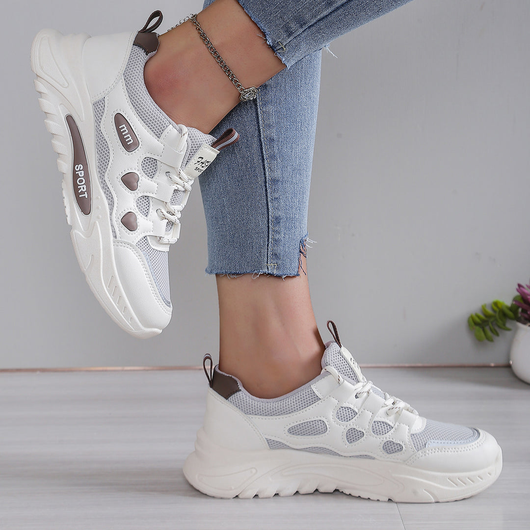 Damen Sportliche Laufschuhe mit atmungsaktiver Mesh-Oberfläche und komfortabler Dämpfung R&B