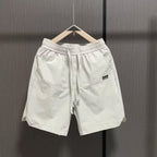 Herren lässige Sportshorts mit elastischem Bund und seitlichen Eingrifftaschen
