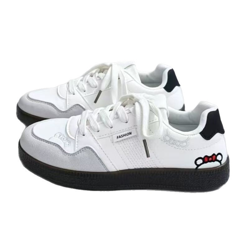 Damen Sportliche Sneakers mit floralem Motiv und gepolsterter Innensohle R&B
