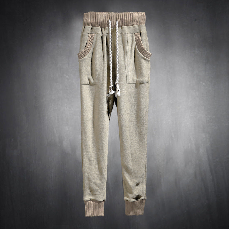 Herren Sportliche Jogginghose mit bequemen seitlichen Eingrifftaschen und elastischem Bund R&B