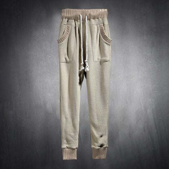 Herren Sportliche Jogginghose mit bequemen seitlichen Eingrifftaschen und elastischem Bund R&B