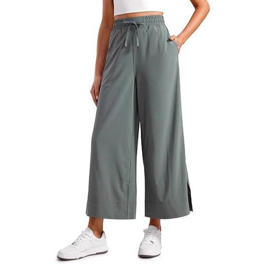 Damen weit geschnittene Sporthose mit elastischem Bund R&B