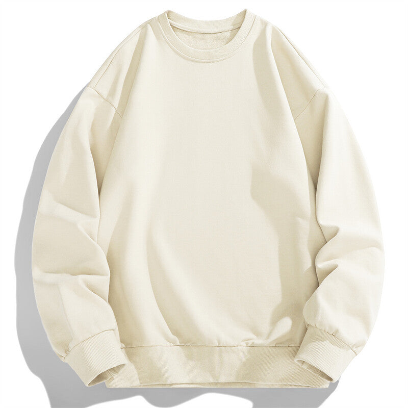 Damen bequemer Sweatshirt mit lässigem Schnitt und elastischem Bund R&B