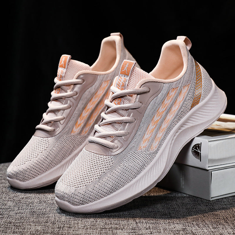 Damen Sportliche Leichtgewicht Sneakers mit atmungsaktiver Mesh-Oberfläche R&B