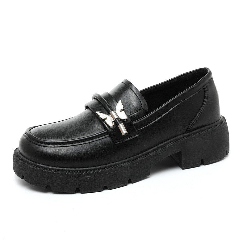 Damen modische Chunky Loafers mit robustem Profil und eleganten Applikationen R&B