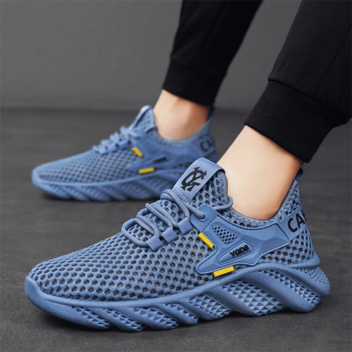 Damen Leichte Lauf-Sneaker mit atmungsaktivem Mesh-Obermaterial und rutschfester Sohle R&B