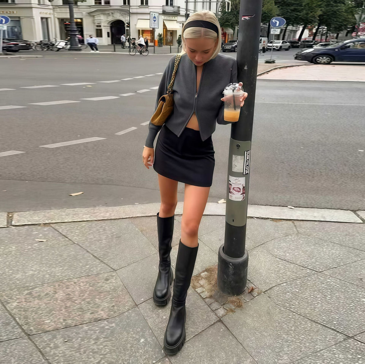 Damen Strickjacke R&B