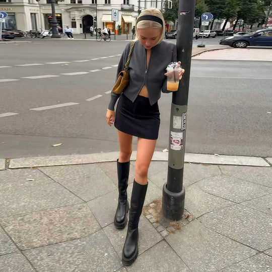 Damen Strickjacke R&B