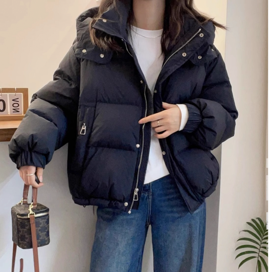 Damen Winterjacke mit voluminösem Schnitt R&B