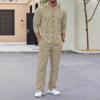 Herren lässiges Kapuzenshirt mit praktischen Taschen und Jogginghose R&B