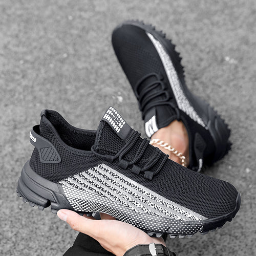 Damen Sportliche atmungsaktive Laufschuhe mit rutschfester Sohle R&B