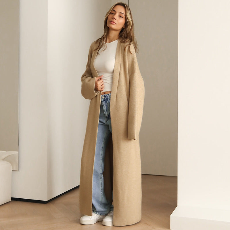 Damen Oversize-Strickmantel R&B
