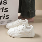 Damen Sportliche Sneakers mit dicker Sohle und weichem Innenfutter